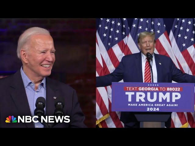 Biden and Trump hold campaign events in Georgia on Saturday