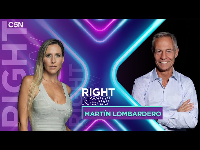 MARTÍN LOMBARDERO en RIGHT NOW