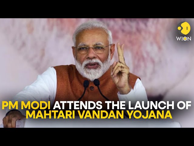 PM MODI LIVE: PM Modi attends the launch of Mahtari Vandan Yojana in Chhattisgarh | WION LIVE