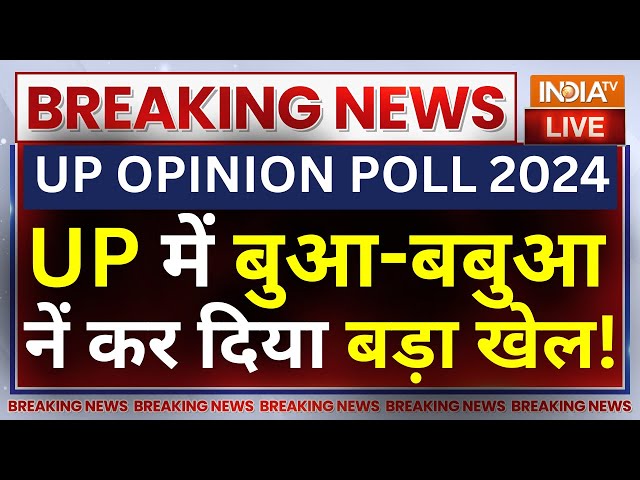 UP Lok Saba Election 2024: UP में बुआ-बबुआ नें कर दिया बड़ा खेल ! Opinion Poll | Mayawati | Akhilesh