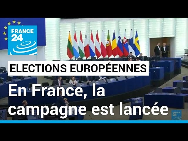 Elections européennes en France : les candidats têtes de liste en campagne • FRANCE 24