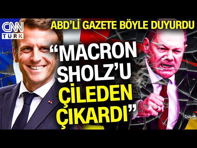 Macron Scholz'u Çileden Çıkardı! Avrupa'nın Kalbindeki Kriz Derinleşiyor... #Haber