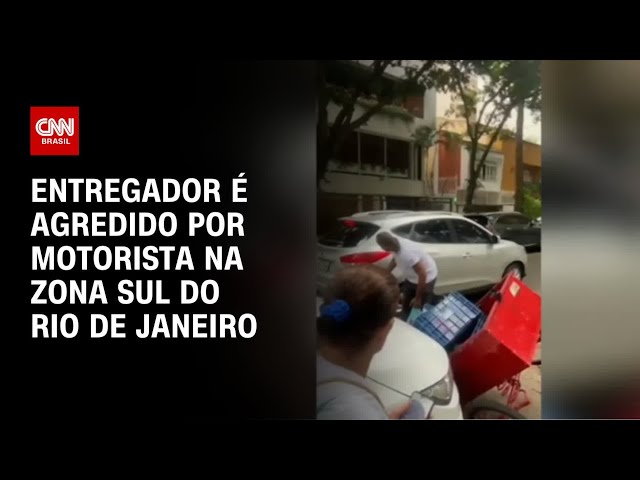 Entregador é agredido por motorista na zona sul do Rio | AGORA CNN