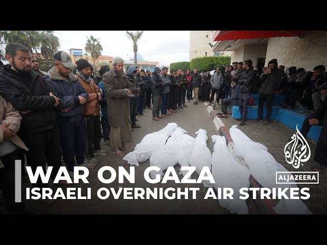 Israeli overnight air strikes: Multiple casualties reported across Gaza strip