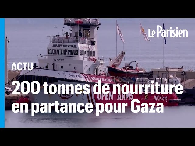 Un navire chargé de nourriture va partir de Chypre pour Gaza