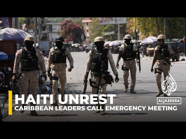 Haiti unrest: Caribbean leaders call emergency meeting