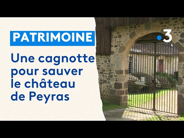 Patrimoine : une cagnotte pour sauver le château de Peyras