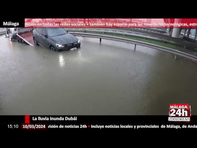 Noticia - La lluvia inunda Dubái