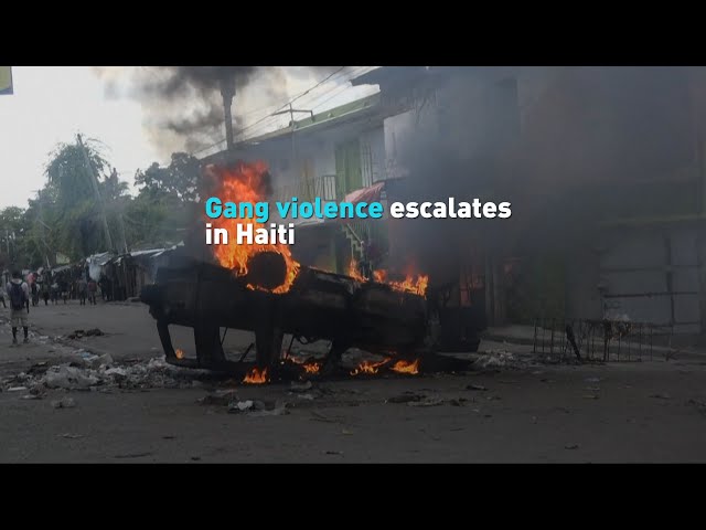 Gang violence escalates in Haiti