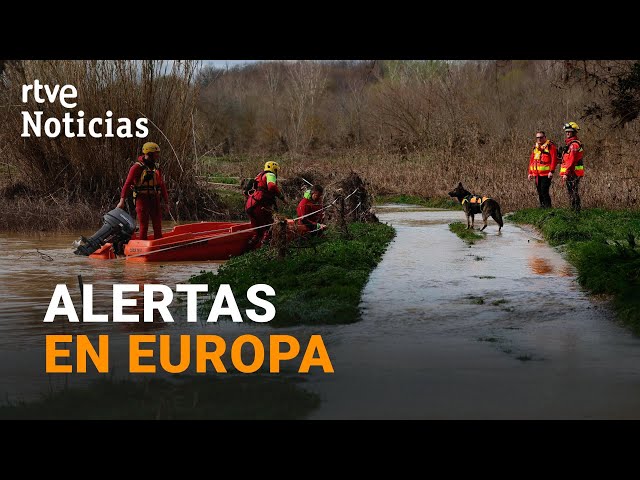 BORRASCA MÓNICA: Sus EFECTOS se NOTAN en CASI TODA FRANCIA, ITALIA y SUIZA | RTVE Noticias