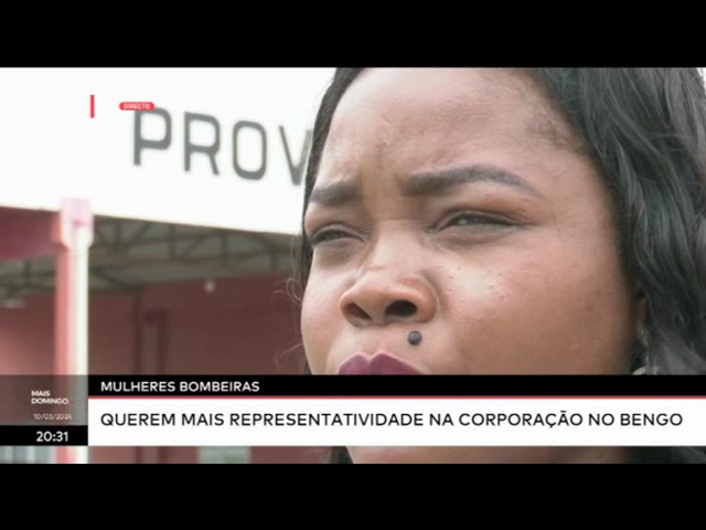 Mulheres bombeiras - Querem mais representatividade na corporação no Bengo