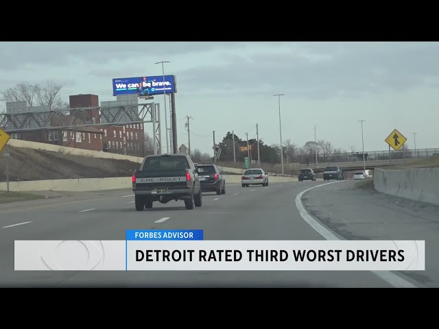 Detroit ranks No. 3 for worst drivers in America, new study shows