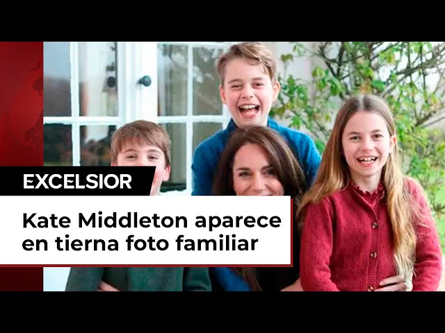 Kate Middleton rompe el silencio y reaparece en tierna foto familiar