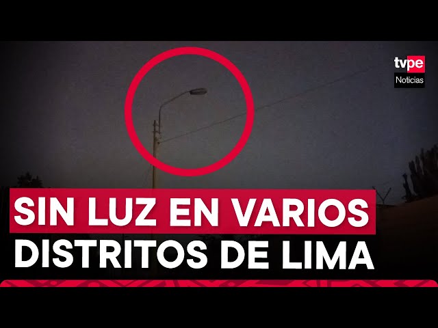 Diversos distritos siguen sin solución para el servicio eléctrico