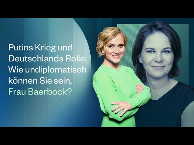 Wie undiplomatisch können Sie sein, Frau Baerbock? | Caren Miosga