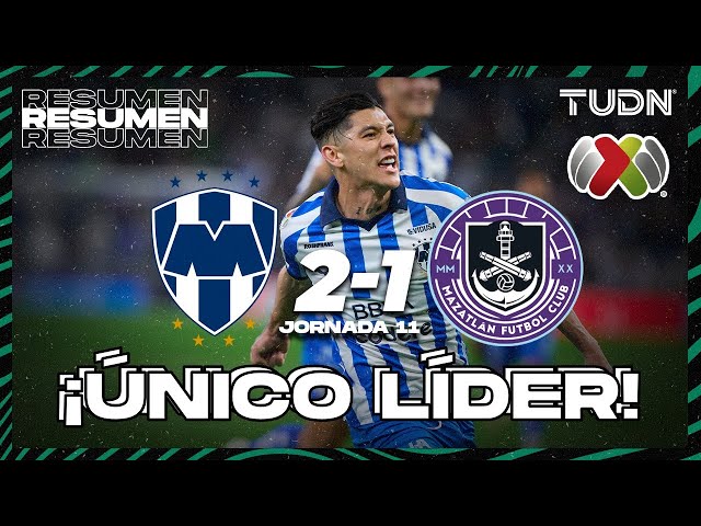 Resumen y goles | Monterrey 2-1 Mazatlán | CL2024 - Liga Mx J11 | TUDN