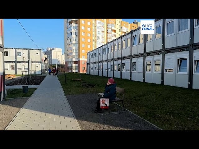 Así es la vida de los ucranianos en la ciudad modular Mariópolis en Lviv