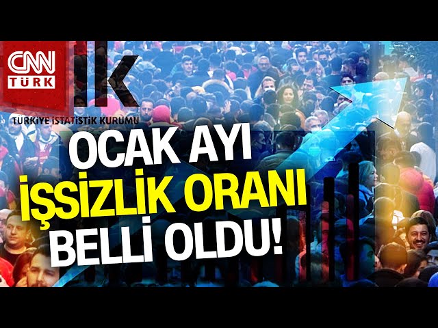 SON DAKİKA!  |  TÜİK Verileri Açıklandı: Ocak Ayı İşsizlik Oranı Belli Oldu! #Haber