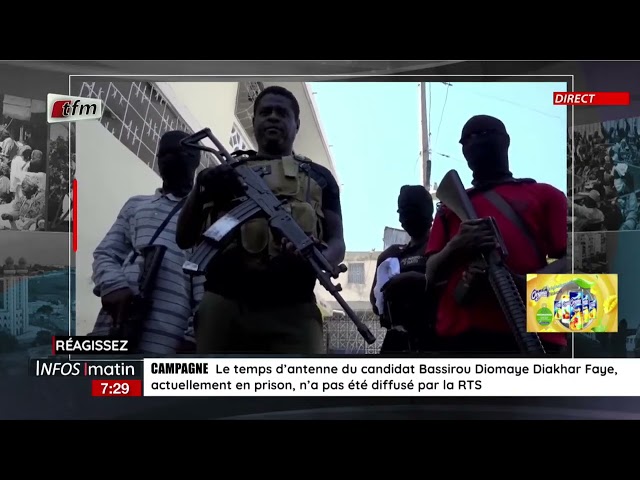 Actualités internationales en wolof avec Cheikh Tidiane Diaho - Infos matin du 11 Mars 2024