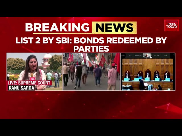 Supreme Court Orders SBI to Reveal Electoral Bond Data within 24 Hours