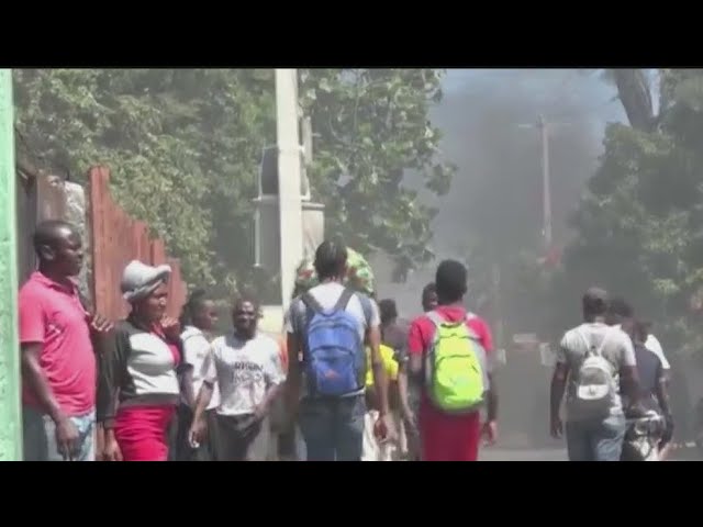 Military evacuating non-essential US personnel from embassy in Haiti