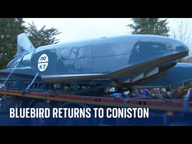 Donald Campbell’s 'Bluebird' returns to Lake District’s Coniston