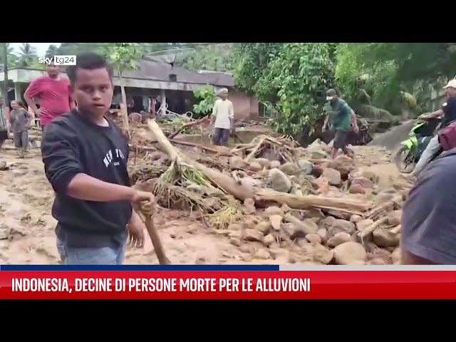 Alluvione in Indonesia, decine i morti