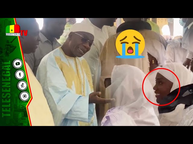 Bijou Ngoné en larmes  consolé par son marabout Serigne Saliou Thioune