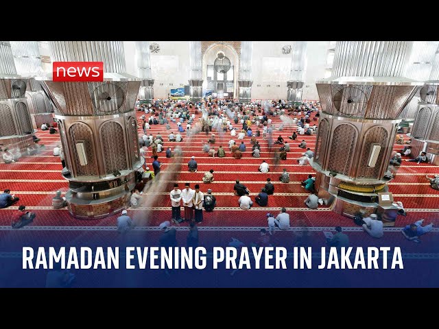 Watch live: Evening prayer in Istiqlal Gran Mosque in Jakarta, Indonesia ahead of Ramadan