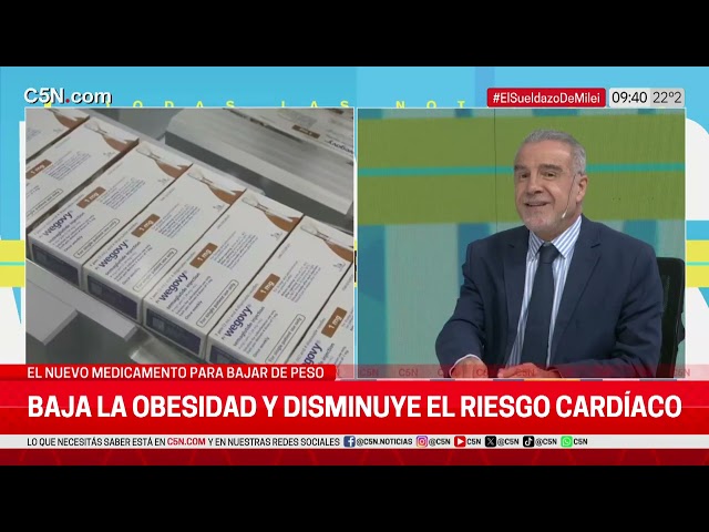 LA ANMAT AUTORIZÓ un MEDICAMENTO contra la OBESIDAD que BAJA el RIESGO CARDÍACO