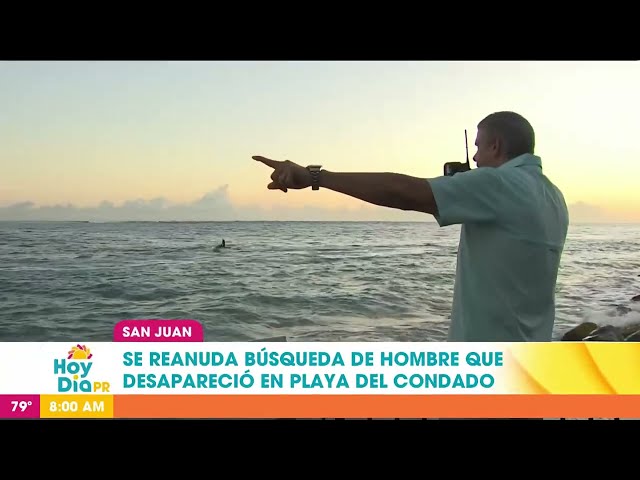 Intensa búsqueda de exmilitar que se lanzó al mar para salvar a turista