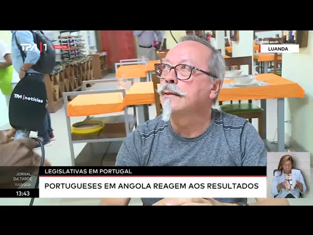 Legislativas em Portugal -  Portugueses em Angola reagem aos resultados