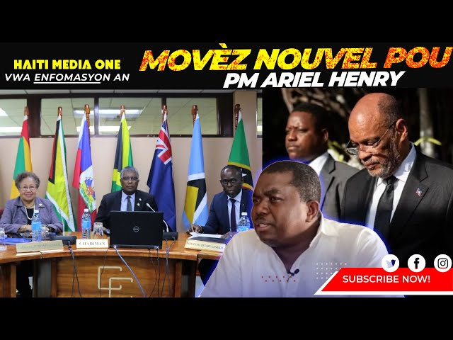 Movez Nouvel Pou Ariel Henry Sò Ansyen PM Nan Deside Nan Karikom Andre Michel Pa Dakò