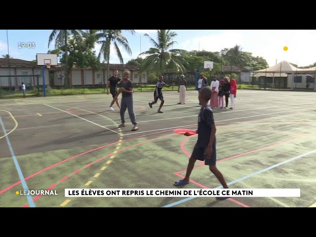 Les élèves ont repris le chemin de l’école ce matin