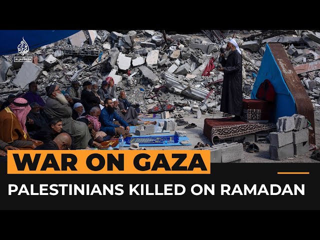 Palestinians killed in Israeli bombing of Gaza as Ramadan begins | Al Jazeera Newsfeed