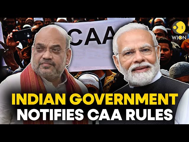 CAA News LIVE: India announces CAA implementation | Indian government notifies CAA rules | WION LIVE