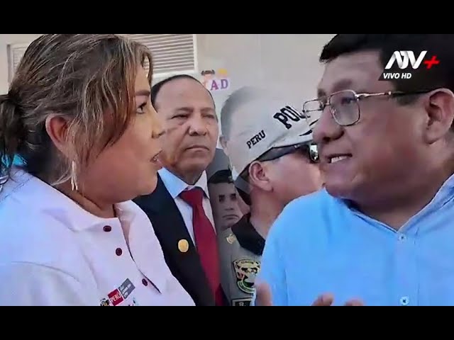 Congresista Héctor Ventura se enfrenta a ministra de Agricultura por colegio en mal estado