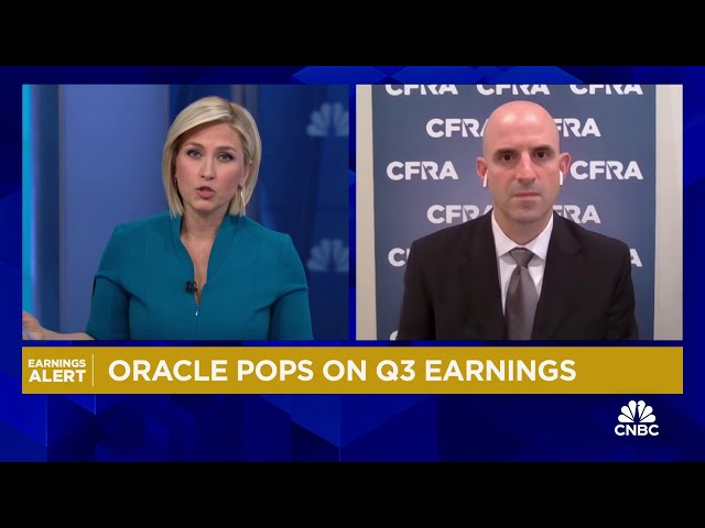 Oracle shares pop on Q3 earnings despite mixed earnings