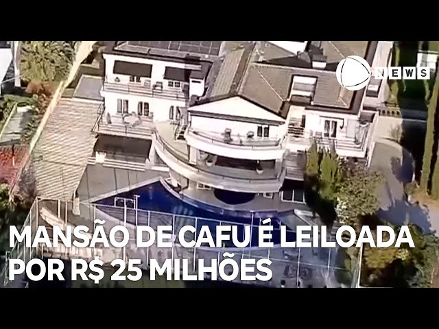 Mansão do ex-jogador Cafu é leiloada por R$ 25 milhões