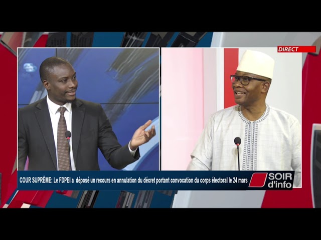 SOIR D'INFO - Français - Pr : Cherif Diop - Invité : Me Moussa Diop - 11  Mars 2024