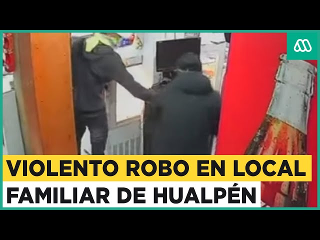 Violento robo a local en Hualpén: Delincuentes amenazaron con armas de fuego