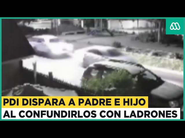 Confunden a padre e hijo con ladrones: PDI comete error en una balacera