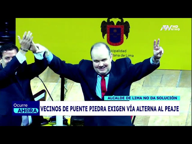 Vecinos de Puente Piedra exigen a alcalde de Lima vía alterna al peaje