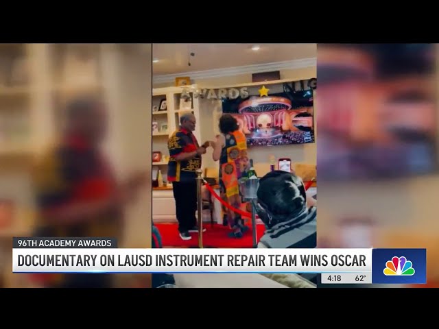 ⁣Documentary about LAUSD Instrument repair team wins an Oscar