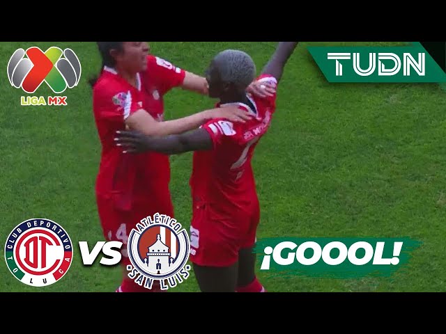 ¡Le gustó anotar! Doblete de Abam | Toluca 4-1 San Luis | CL24 Liga MX Femenil J10 | TUDN