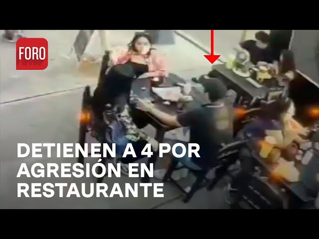 Detienen a cuatro personas tras agresión a comensal en restaurante de colonia Álamos - Las Noticias