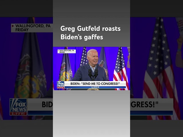 Greg Gutfeld: Biden gave us a preview of senile moments you can expect