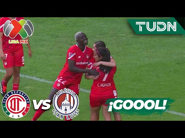 ¡MANITA TOLUQUEÑA! Doblete de Macías | Toluca 5-1 San Luis | CL24 Liga MX Femenil J10 |TUDN