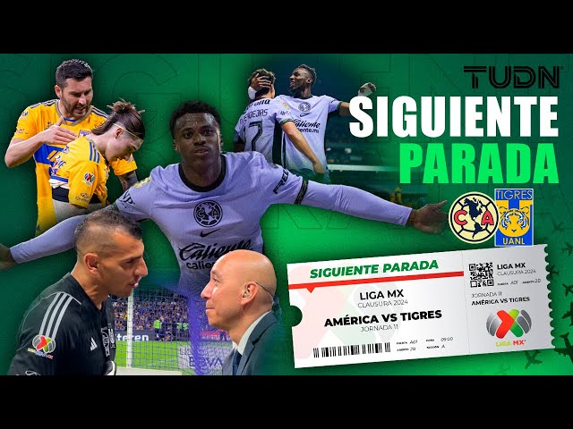 Siguiente Parada ✈️ : ¡América VUELVE A GANARLE a los Tigres! | TUDN