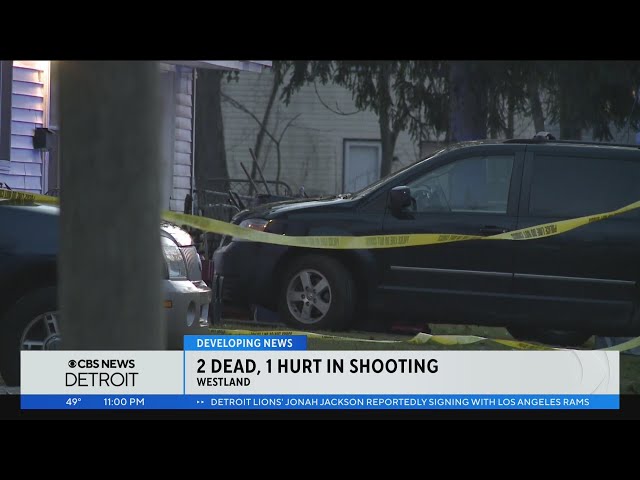 Westland police investigate triple shooting; 2 dead, 1 injured